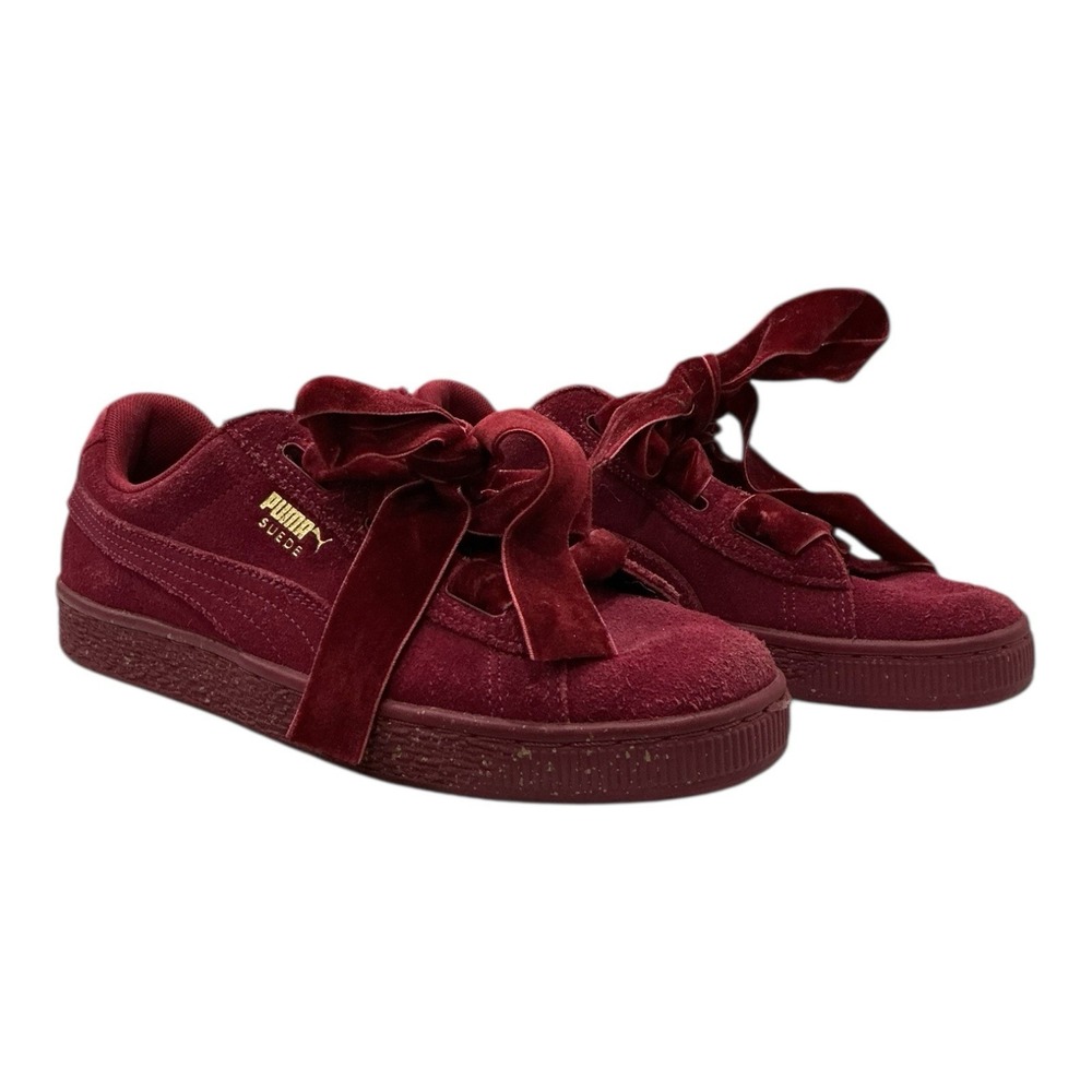 Puma‎ - Suede Heart Sneakers (6C) - Velvet Ribbon Laces